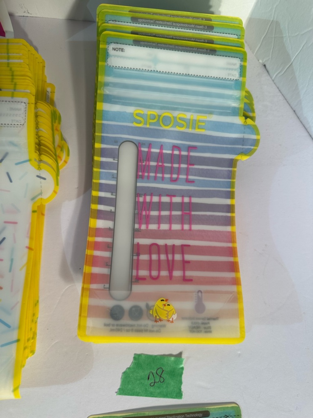 Sposie Breastmilk Storage Bag Freezer Bags with Pour Spout 8 Oz 100 Count *Open* - Picture 8 of 12